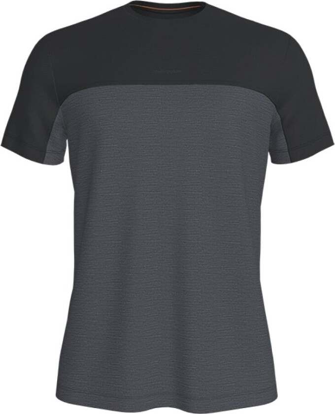 Men Merino 125 Cool-lite™ Sphere Iii Ss Tee Colour Block Graphite Hthr/black/cb XL