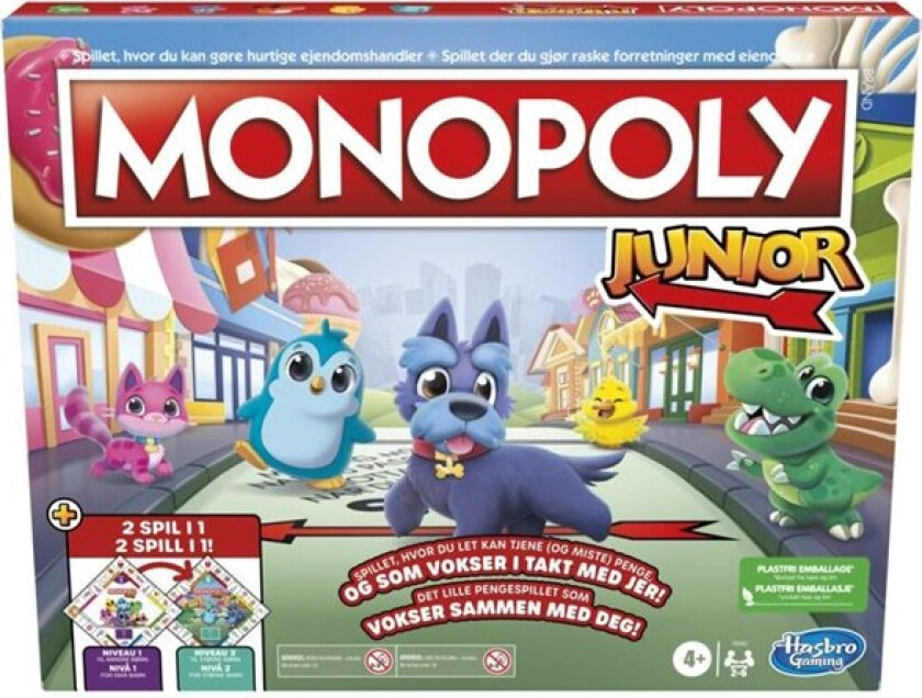 Spill Monopoly Junior 2 i 1