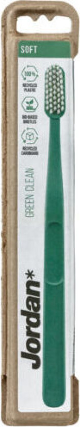 Green Clean Tandbørste Soft Ass. Farver - 1 Stk