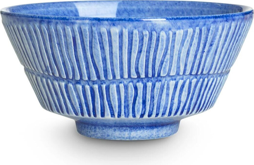 Stripes skål 16 cm Lyseblå