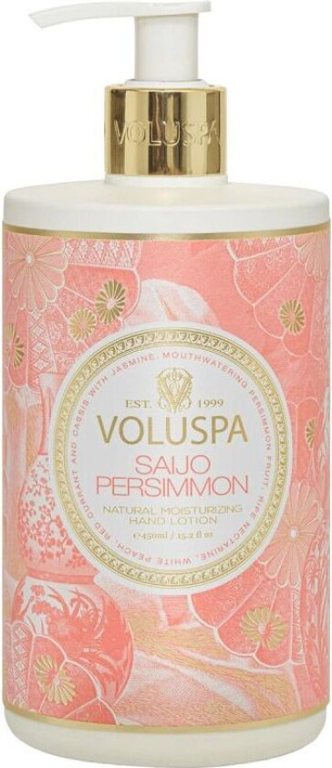 Hand Lotion Saijo Persimmon 450ml