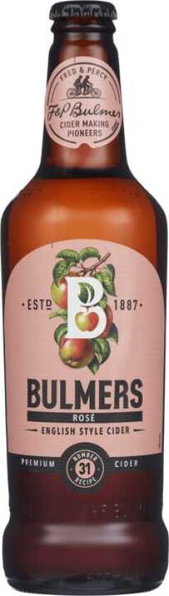 Bulmers Cider Rose 0,5l flaske