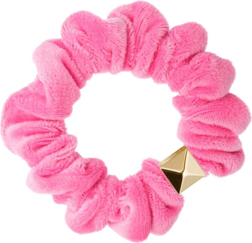 DARK Velvet Mini Scrunchie Pink