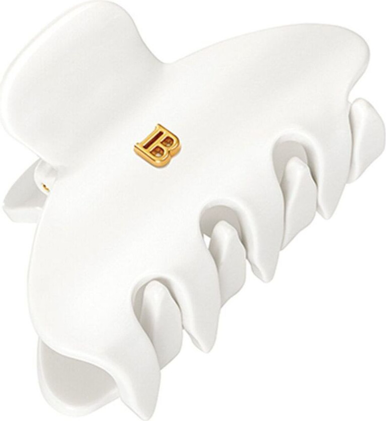 Cellulose Acetate Pince À Cheveux Small Hairclip White