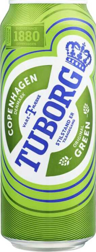 Tuborg Grønn 0,5l boks