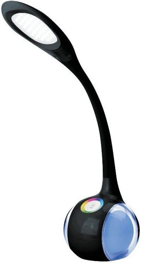 desk lamp PDL20 7W 2in1, black (43735)