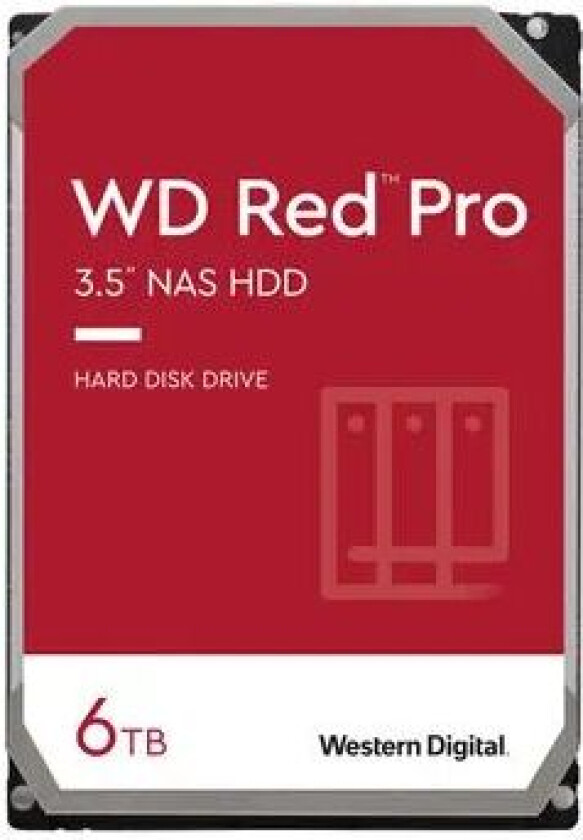 Wd Red Pro 6tb 3.5" 7,200rpm Sata-600