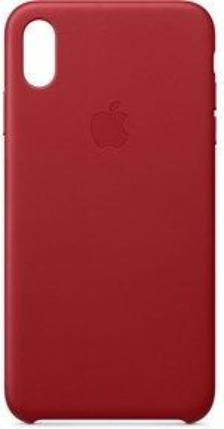 iPhone XS Max Leather Case - (PRODUCT)RED