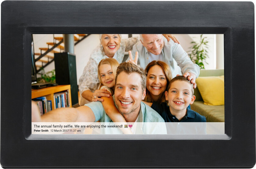 Frameo Digital fotoramme 7" med wifi - Svart