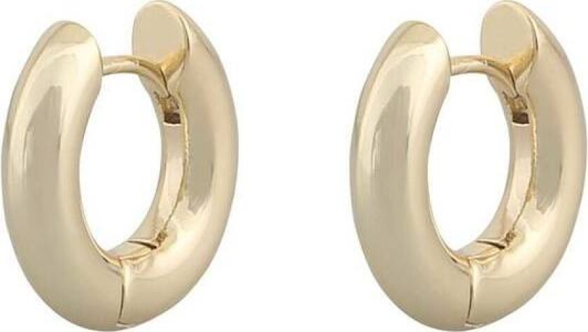 Snö Of Sweden Sevilla Ring Earring Plain Gold 17mm