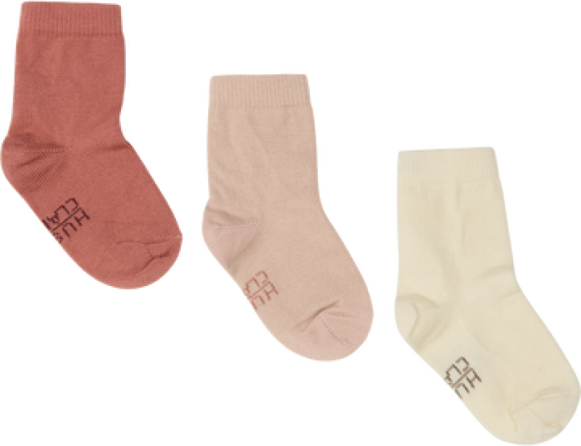 Hust & Claire Foty 3pk ull/bambus sokker - burlwood