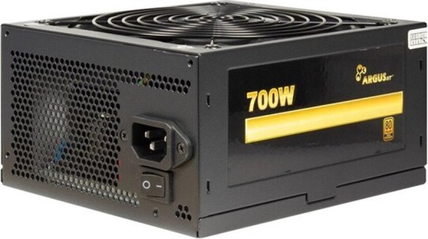 Argus GPS-700 Strømforsyning (PSU) - 700 Watt - 140 mm - 80 Plus Gold sertifisert