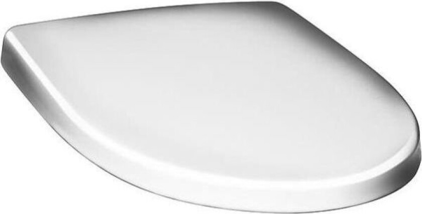 Nautic H WC-sete hvit, med hengsel