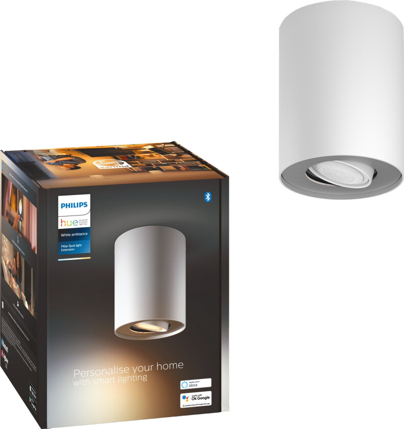 Hue WA Pillar Enkel Spot Utvidelse 5W Hvit - 60549