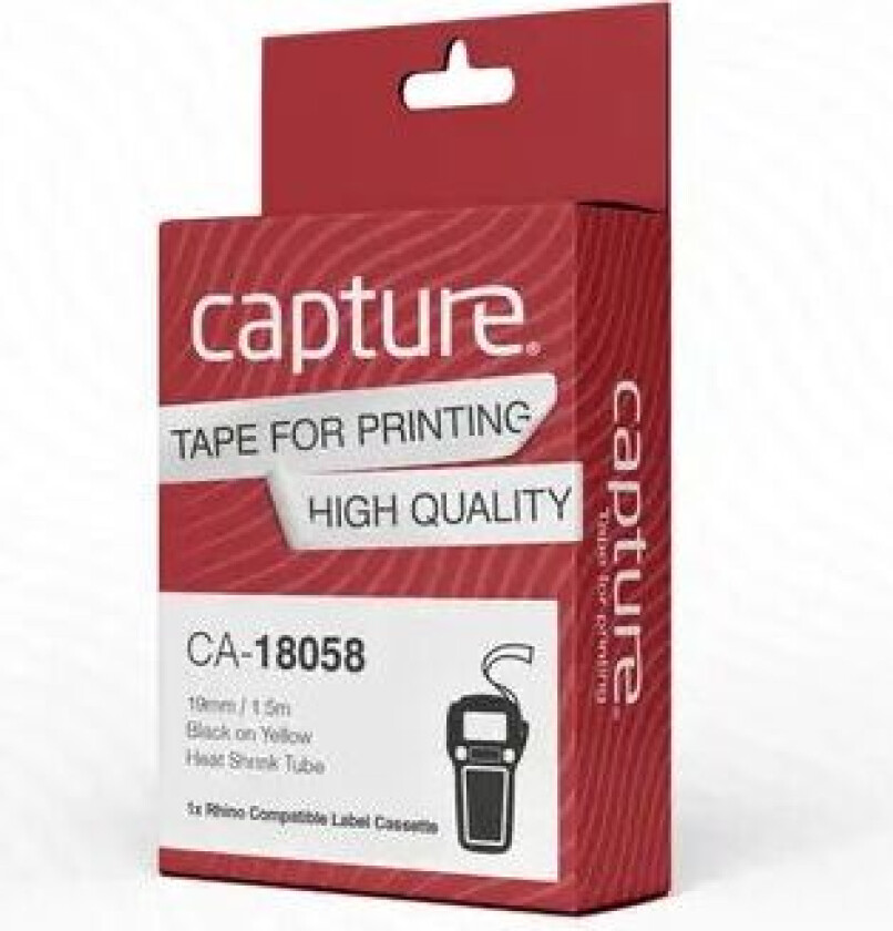 Tape Rhinopro Heat Shrink 19mm Black/yellow