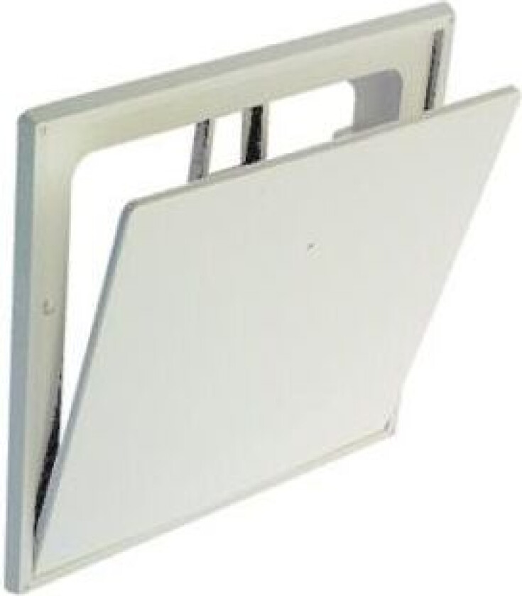 401 Klaffventil 178 x 178 mm, hvit