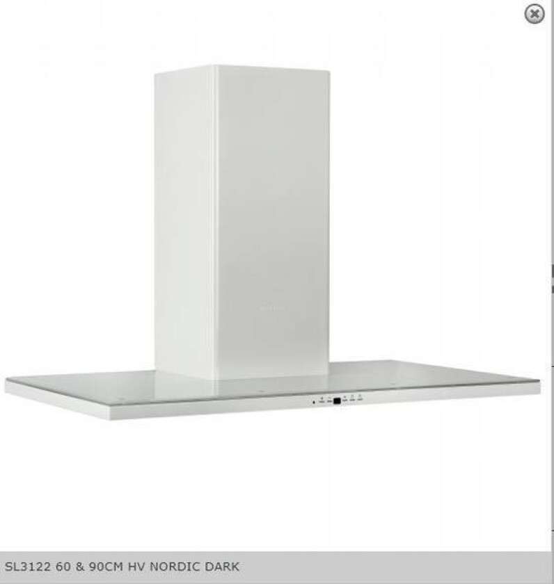 Silverline Ventilator Vegghengt Hvit sl 3122-90 Hv nordic Dark