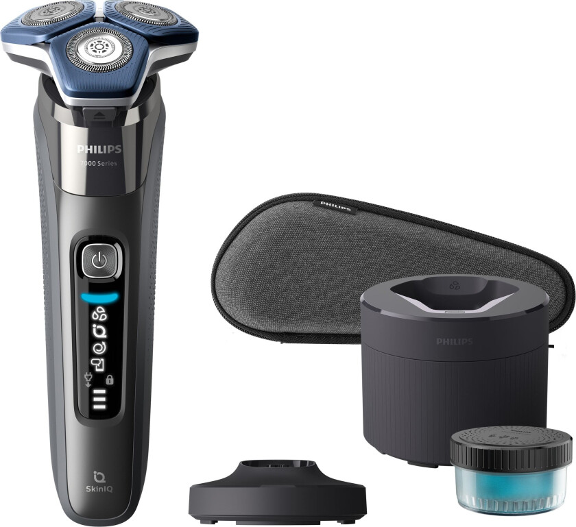 SHAVER Series 7000 S7887 - Barbermaskin - trådløs - dark chrome