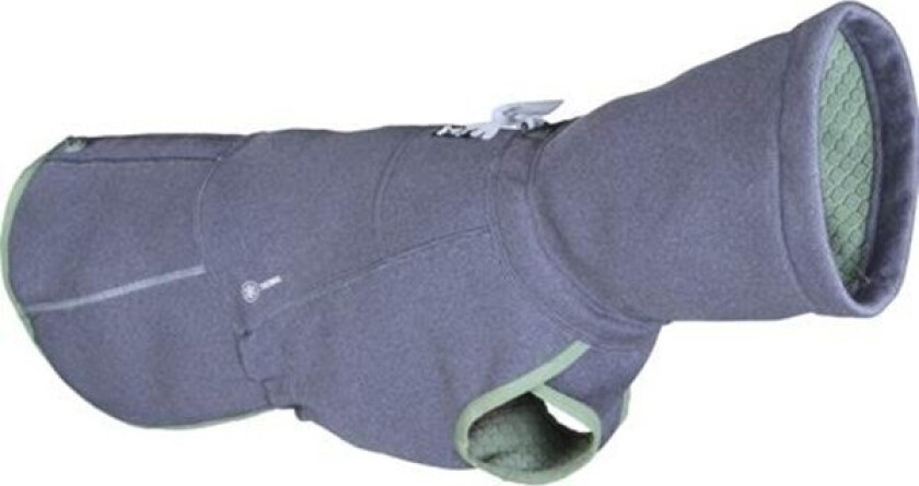 Hurtta Razzle-Dazzle Reversible Midlayer Hundjacka Grå/Grön (30 cm)
