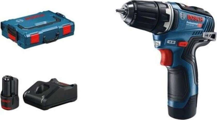 GSR 12V-35 Skrutrekker med batteri og lader