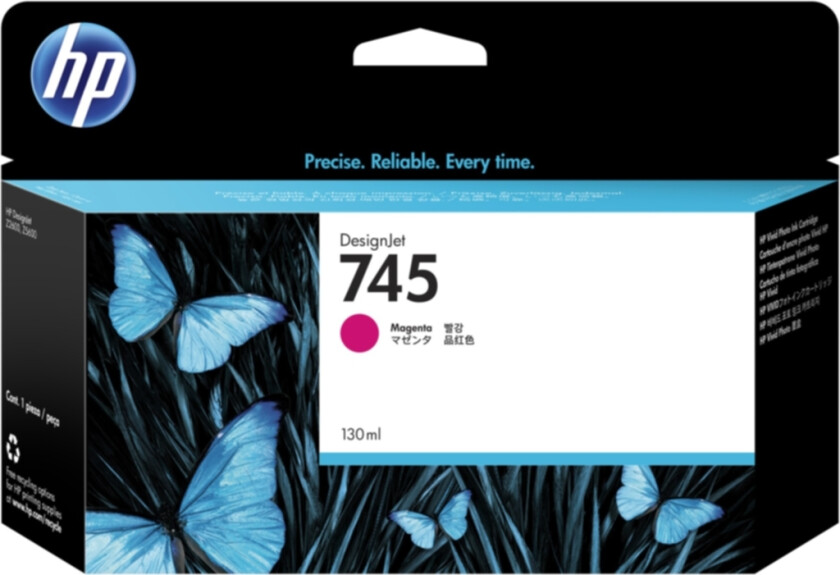 Hp Blekk Magenta No.745 130ml - Z2600/z5600