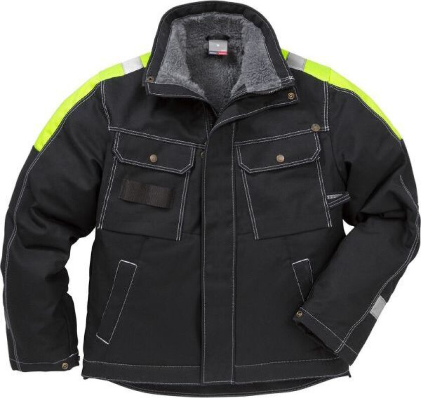 447 FASI Vinterjakke svart Svart