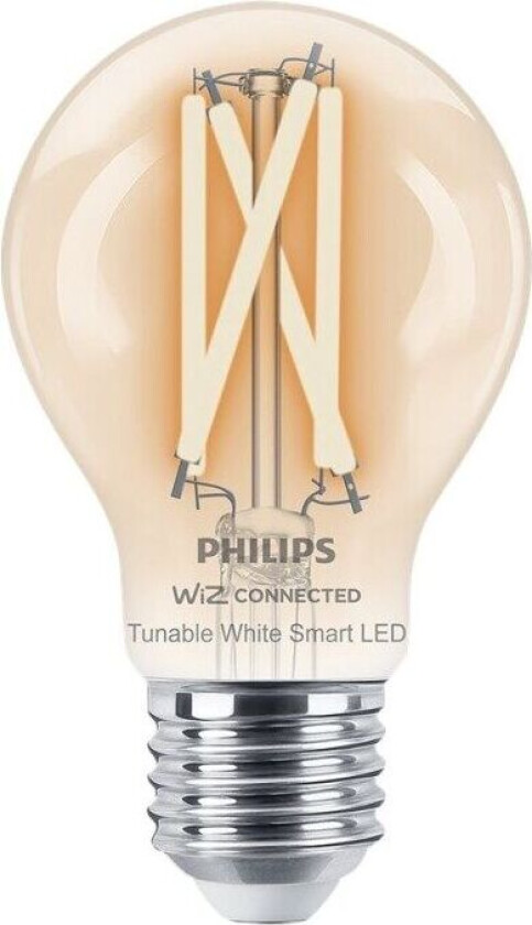 Smart - LED-filamentlyspære - form: A60 - klar finish - E27 - 7 W (ekvivalent 60 W) - klasse E - avstembar hvit - 2700-6500 K