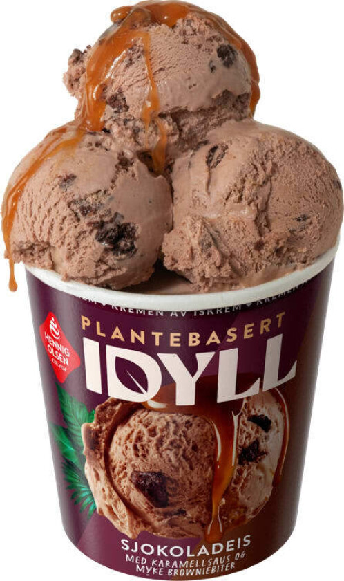 Idyll Sjokoladeis Plantebasert 500ml Hennig Olsen