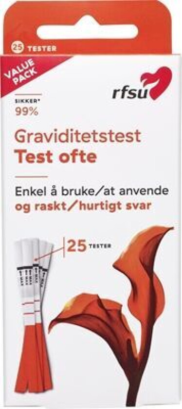 Graviditetstest Test Ofte 25 Stk