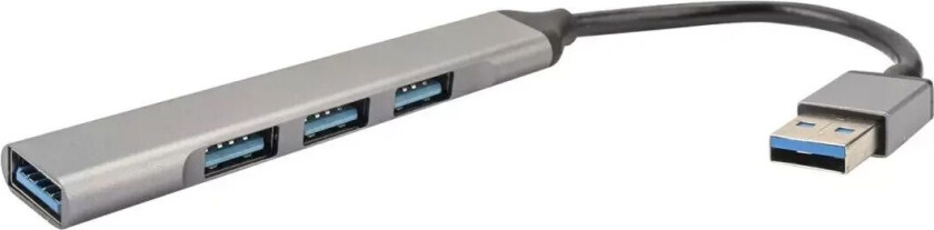 4smarts 4-in-1 Hub USB-A - Space Grey