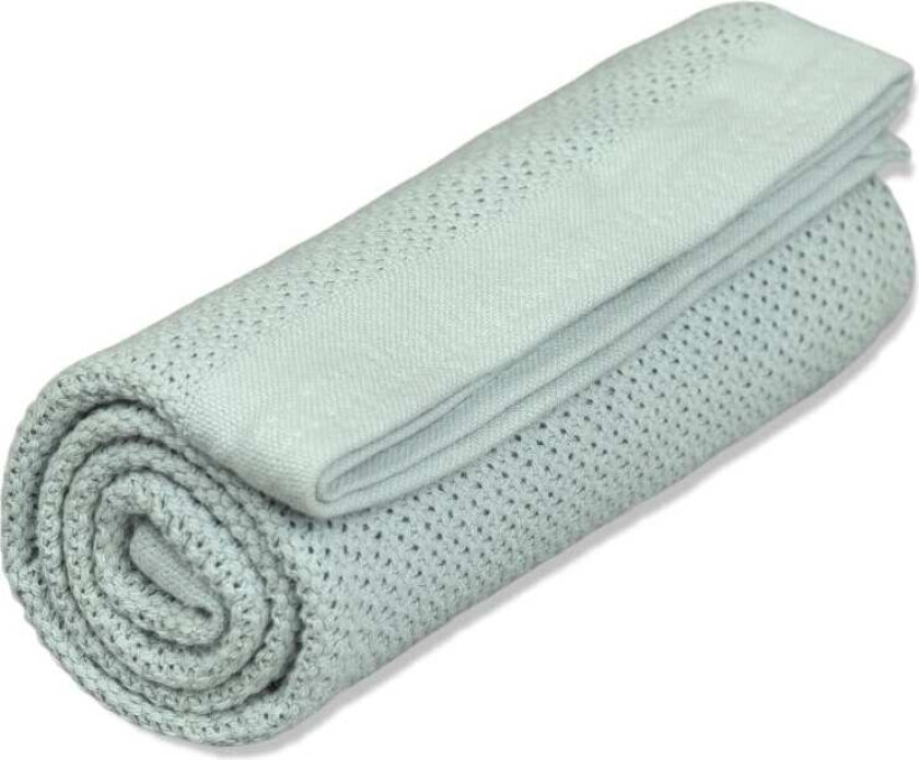 Babyteppe Soft Grid EKO Sage Green Vinter & Bloom