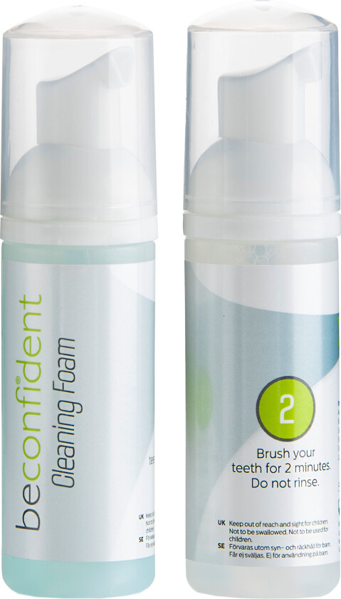 Beconfident Foam Teeth Whitening, 2 stk. x 50 ml