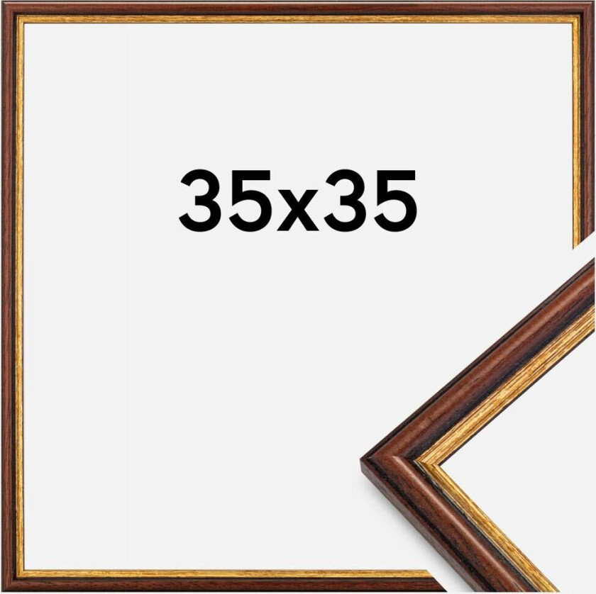 Ramme Horndal Akrylglass Brun 35x35 Cm