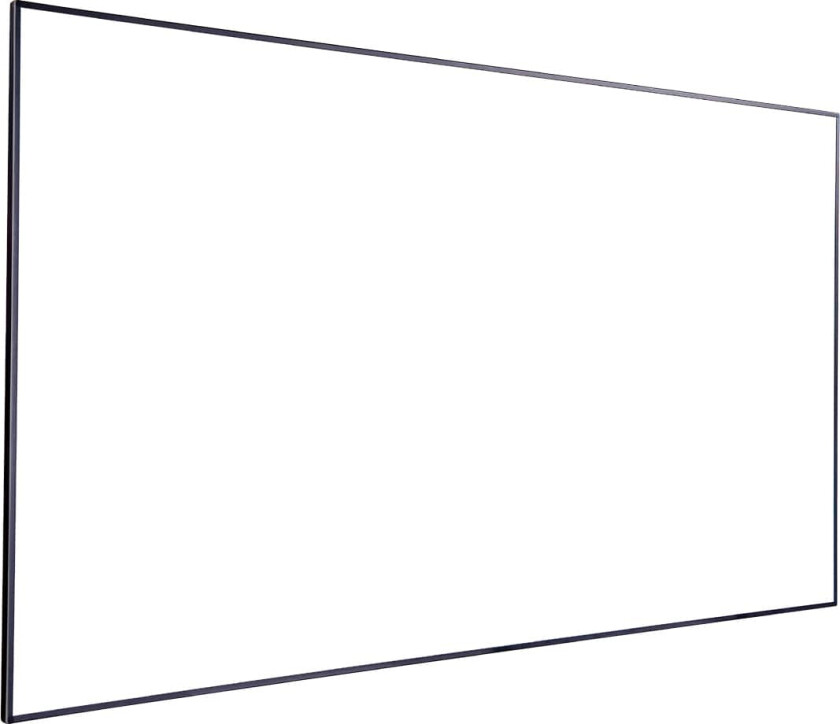 Edge 120” rammespent lerret (hvit)