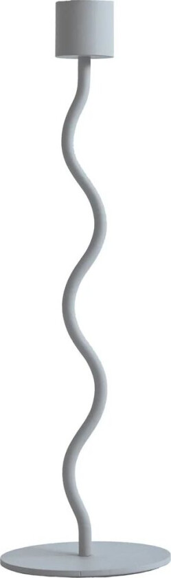 Curved lysestake 26 cm Pale Blue