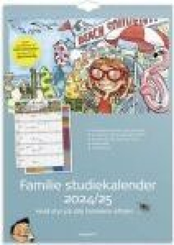 Studie Familiekalender Dickmeiss & Scherfig A3 2024/2025