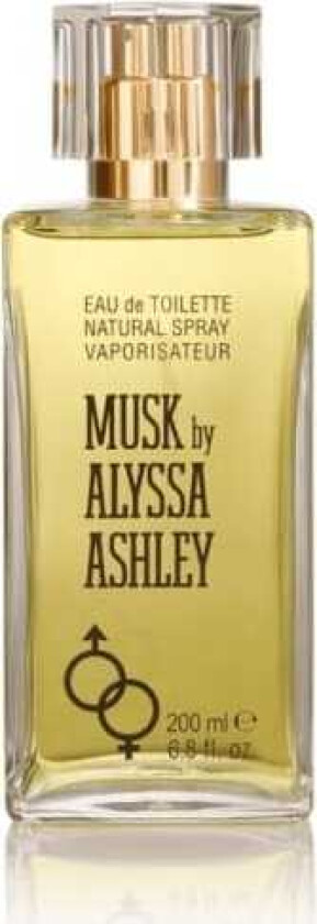 Alyssa Ashley Musk 200 ml, Unisex, 200 ml, Bergamot, Iris, Musc Parfyme , menn, Tonka bønne, Vanilje, Jasmine, Rosa, Ylang ylang, Spray