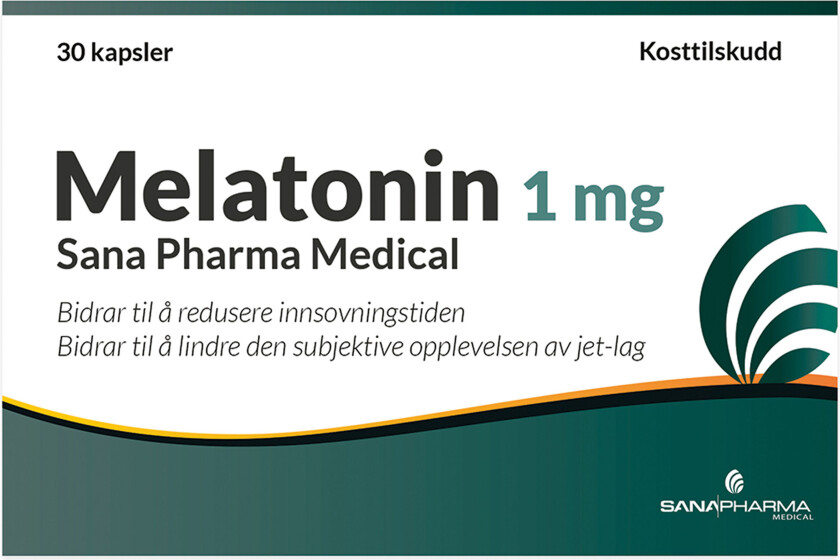 Melatonin Kapsel 1 mg, 30 stk