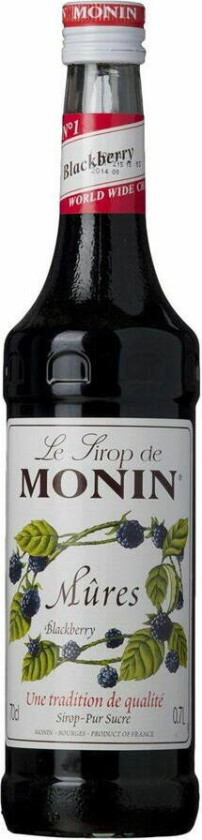 Monin Sirup Blackberry / Brombær Fl 70