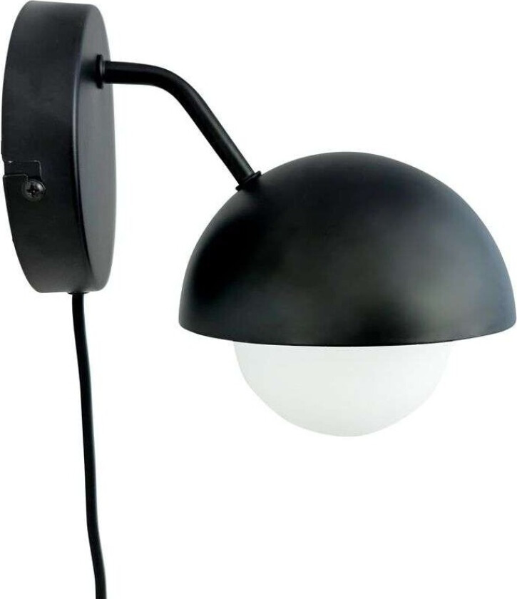 - Rose Vegglampe Matt Black