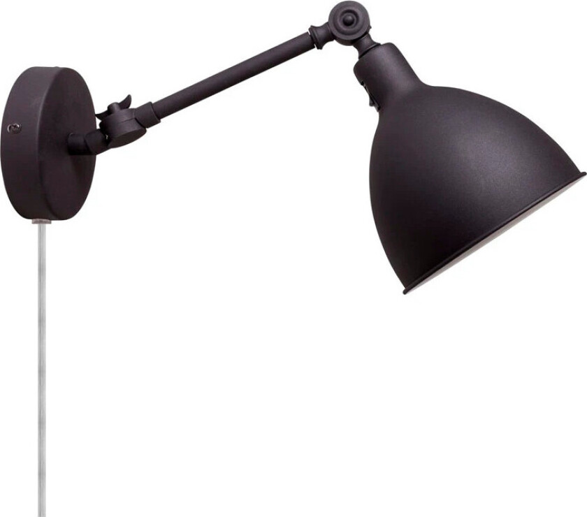 Bazar mini vegglampe svart