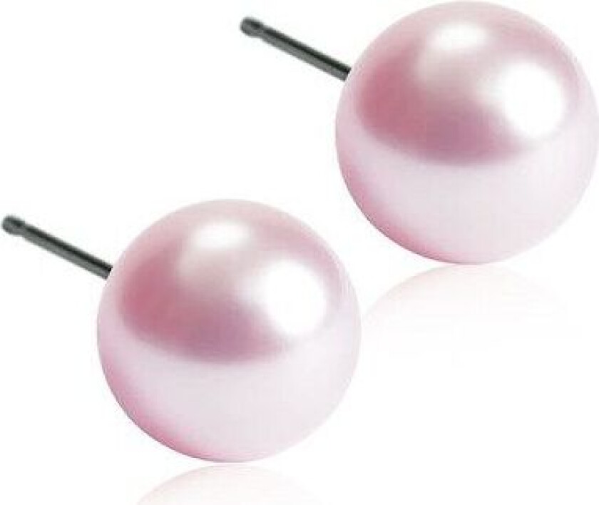 Natural Titanium  Light Rose Pearl 6 mm