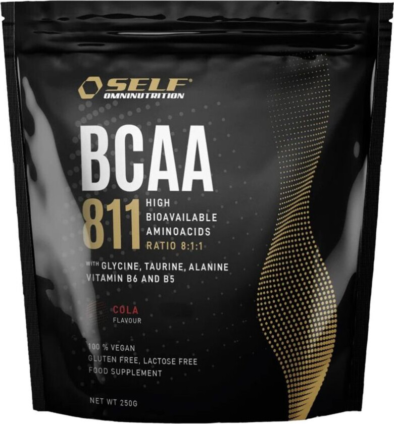 SELF Omninutrition BCAA 8:1:1 / 250g powder - Muscle Cola, aminosyrer Muscle Cola