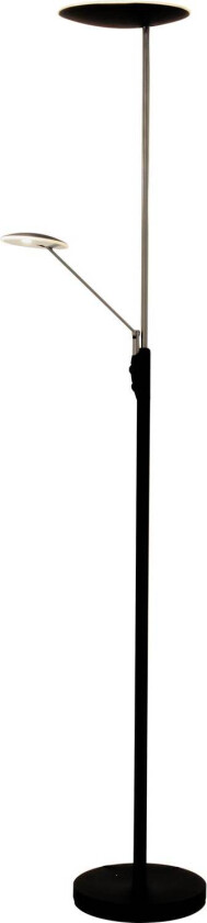 Cadiz uplight, svart/stål