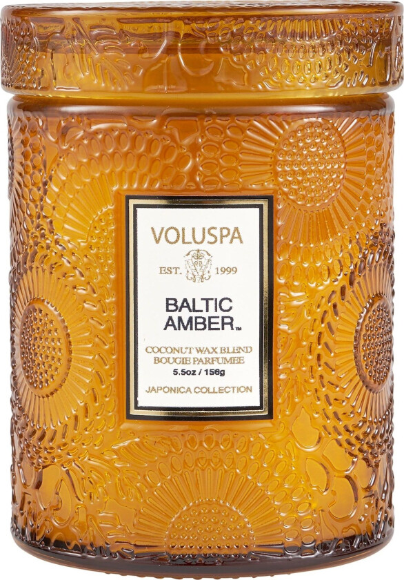 Small Glass Jar Baltic Amber 50h