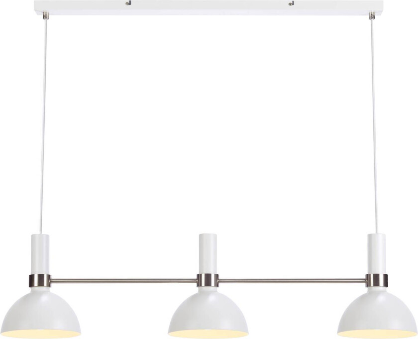 Larry Pendel 3L Hvit/Stål