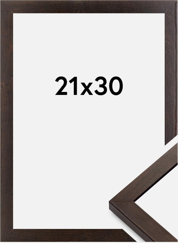 Ramme Selection Akrylglass Valnøtt 21x30 Cm