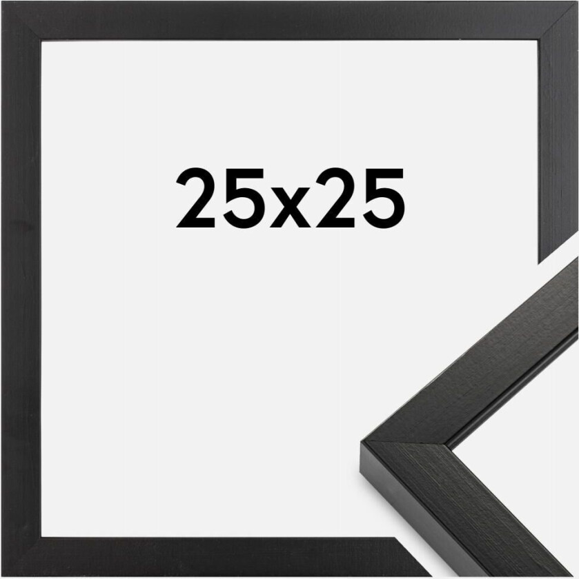 Ramme Amanda Box Svart 25x25 Cm