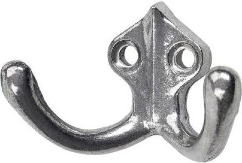 Bilde av 27235 Klesknagg aluminium, 2-pakning