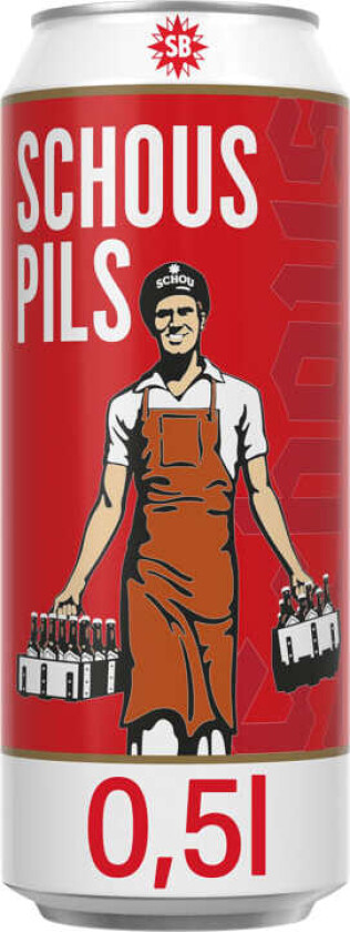 Schous Pilsner 0,5l boks
